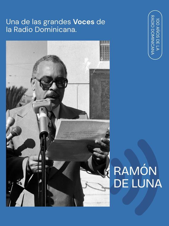 Ramón de Luna frente a los micrófonos